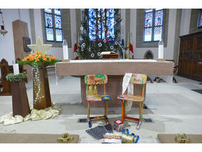 Aussendung der Sternsinger in Naumburg (© Karl-Franz Thiede)